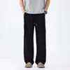 Pantalones casuales para hombre 2026 verano nuevo estilo sueltos finos rectos pantalones de chándal casuales algodón