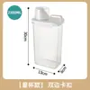 Caja de Almacenamiento de Detergente en Polvo para Ropa con Báscula, Tarro Sellado a Prueba de Humedad para Detergente de Lavado Doméstico con Taza Medidora, Caja de Detergente en Polvo para Ropa