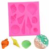 Concha Estrela do Mar Concha Estilo Oceano Molde de Silicone Molde para Decoração de Bolo de Fondant Molde para Assar DIY