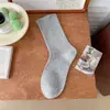 Calcetines Blancos Holgados de Algodón Puro para Mujer, Calcetines Negros Sin Costuras de Media Pantorrilla para Otoño e Invierno, Calcetines Largos, Calcetines Zhuji