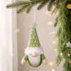 Cross-border novo tecido de Natal floresta boneca pingente sem rosto boneca ornamentos cena decoração atacado em estoque