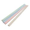 Creativos Palillos Cuchara de Paja de Trigo Portátil Ecológico Vajilla de Viaje para el Hogar Palillos Cuchara Set de 5 Piezas