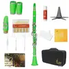 Instrumento de Clarinete de Venta Caliente Transfronteriza Estudiante Adulto Principiante Profesional Clarinete en Si Bemol Clarinete de 17 Llaves Niquelado