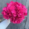 Nuevo Modelo de Hortensia sin Hojas de 5 Cabezas en Colores Otoñales, Hortensia de Flor Seca, Flor Artificial para Boda y Decoración del Hogar, Decoración de Ramo, Flor Falsa