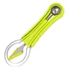Acero Inoxidable Tres en Uno Sacabolas de Fruta, Separador Multifuncional para el Hogar, Cuchillo para Tallar, Herramienta para Bandeja, Cuchara de Doble Cabeza