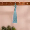 8cm Fleco de Borla de Tres Hojas Accesorios para Joyería DIY Colgante Estilo Antiguo Ropa Bolsita Tejida Borla Pequeña Venta al por Mayor