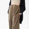 Pantalones de Maternidad Primavera Otoño Ropa Exterior Pantalones de Pierna Ancha Otoño Invierno Pantalones Largos de Maternidad Sin Soporte Abdominal Sin Ajuste Pantalones Casuales con Forro Polar