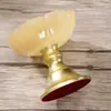 Portavelas de Loto de Vidrio Aleado, Adorno de Templo Budista, Base de Lámpara de Loto de Aceite de Mantequilla, Soporte de Lámpara de Aceite de Mantequilla, Juego de Tres Colores para Ofrenda a Buda, Al por Mayor