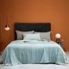 Clase para Bebés un Edredón Refrescante de Verano No Tencel Edredón de Aire Acondicionado Edredón de Verano para Estudiantes Color Sólido Doble Seda de Hielo Delgado para Verano