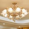 Candelabro de Cristal de Aleación de Zinc de Lujo Europeo Nuevo al por Mayor para Sala de Estar, Restaurante, Hotel, Habitación de Villa