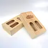 Comercio Exterior Transfronterizo Vino Tinto Champagne Caja Doble de Madera Empaque de Vino Caja de Regalo Caja de Madera para Vino Caja para Vino Extranjero