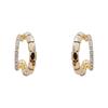 Brincos de Diamante de Duplo Círculo com Design de Nicho Coreano, Novos Acessórios de Orelha da Moda, Brincos para Mulheres com um Toque de Luxo, Versátil e Elegante