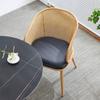 Silla de Comedor con Reposabrazos para Hogar, Restaurante, Cafetería, Silla de Ratán Hecha a Medida para Bar, Casa de Huéspedes, Tejido de Ratán con Hierro Forjado