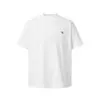 Yidao Vintage 2026 Verano Nuevo Moda Americana Creativo Diseño Estampado Cuello Redondo Holgado Versátil Unisex Manga Corta