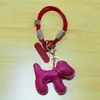 Venda Direta de Fábrica Transfronteiriça Pingente de Bolsa de Cachorro Desenho Animado Moda Criativa Couro PU Pingente Chaveiro de Carro de Cachorro