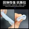 Tira de Vedação de Silicone em Forma de E, Tira E de Borracha de Silicone Resistente a Altas Temperaturas, Tira de Silicone Anti-Colisão para Vedação de Borda de Panela de Vapor e Forno Tipo E
