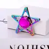 Giroscópio Colorido de Metal para Ponta do Dedo Liga de Zinco Brinquedo Giratório de Descompressão Giroscópio Giratório de Mão Brinquedos Infantis