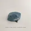 Sombrero de mezclilla estilo coreano estilo extranjero para niños primavera y otoño fino anti-desgaste boina pico de pato niños y niñas protector solar sombrero avanzado