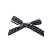 Cinta a Cuadros de 0.6 cm de Ancho con Lazo Anudado a Mano Joyería DIY Accesorios Decorativos para Ropa Satén de Seda Cinta Flotante