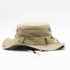 En stock, sombrero retro para el sol al aire libre transfronterizo, sombrero de pescador de mezclilla para montañismo, parasol, protector solar, sombrero de pesca para viajes.