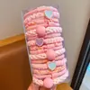 Elásticos de Cabelo em Formato de Coração Coloridos, Doces e Fofos, Populares entre Celebridades da Internet, Estilo Soft Girl, Acessórios de Cabelo de Alta Elasticidade, Enfeites de Cabelo Rosa para Meninas Que Não Danificam o Cabelo