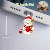 Tapón de polvo para teléfono móvil 2D, colgante acrílico de gatito transfronterizo, colgante de Tipo C enojado, artículo de venta caliente, otros productos africanos