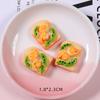 2021 nuevo resina comida y accesorios para jugar pan galleta pegamento crema epoxi funda para teléfono parche decorativo material diy