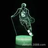 Lámpara de Escritorio Visual 3D LED Colorida de la Serie del Jugador de la NBA Kobe Bryant con Proyección de Luz Ajustable y Protección Ocular Sensible al Tacto
