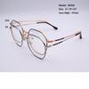 Liquidación de Último Stock, Armazón de Lentes Popular, Ventas Directas de Fábrica, Armazón Metálico Retro, Modelos para Hombre y Mujer 85026