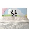 Funda de cama acolchada anticolisión, funda de cama de bolsa suave engrosada, funda de respaldo de cama, funda de madera suave, funda antipolvo universal, extraíble y lavable