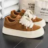 Sapatos Masculinos 2026 Primavera Novo Sola Grossa Cor Sólida Cano Baixo Sola Macia Esportivo Casual Tênis Calçados Casuais