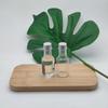 Botella pequeña de vino PET30 ml de alta transparencia, botella de plástico con tapa de aluminio para bebidas, vino de frutas y vodka.
