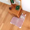 Alfombrillas de Mascota Lindas con Forma Especial de Dibujos Animados para Dormitorio y Sala de Estar Mantas Gruesas para Cama Amigables con la Piel Alfombrillas Absorbentes Antideslizantes para Baño y WC