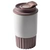 Caneca de Café da Moda, Copo de Água Simples de Aço Inoxidável, Conserva o Frio, Garrafa Térmica Octogonal Estilosa Portátil para Carro para Mulheres