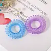 Diadema de banda de goma personalizada de Corea del Sur, anillo para el pelo de cable telefónico, anillo de bobina eléctrica, diadema para mujeres y niños, cuerda de teléfono, fábrica, venta al por mayor