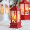 Lâmpada de vento de natal lâmpada de vela luz noturna decoração de boneco de neve idoso lâmpada de cavalo pequeno decoração de mesa decorações de natal