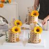 2025 Nuevos Adornos de Decoración de Pastel para el Día del Maestro Chino Girasol Prefacio de Lanting Enchufe de Rodeado Tarjeta Enchufable Inolvidable para el Maestro