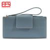 2025 Nuevo Bolso Color Puro Lujo Accesible Nicho Billetera Larga Niñas Pu Simple Bolso Clutch de Señora Billetera Mujer