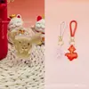 Pingente de ouro puro 999 Hello Kitty, série Sanrio, cordão de peixe koi, brinde promocional de loja de ouro