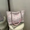 Bolsa Transversal de Ombro Único Estilo Coreano com Laço para Comércio Exterior, Simples e Estilosa para o Dia a Dia, Mochila Diária Fofa e de Grande Capacidade para Mulheres