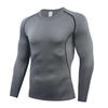 Roupas Fitness Europeias e Americanas Masculina PRO T-shirt de secagem rápida Running Stretch Compression Clothes Tight Clothes Maratona Treino Sportswear