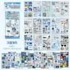 Xinmo Libro de Pegatinas Mi Hogar Ideal Estilo de Vida INS Estético Material DIY Pegatinas Decorativas 25 Hojas 4 Diseños