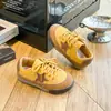 Zapatos de Estrella para Niños, Zapatillas de Entrenamiento Retro Alemanas, Nueva Colección Primavera/Otoño 2026, Zapatos Deportivos Casuales de Cuero Genuino con Suela Suave para Niños y Niñas