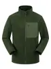 Nueva chaqueta de forro polar con cuello alto para otoño e invierno 380 g, chaqueta de forro polar gruesa y cálida para hombre, capa interior de chaqueta cortavientos, logo personalizado disponible