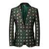 Terno Colorido Masculino 2024 Primavera e Outono Novo Masculino Jaqueta Ocidental Única Estilo Coreano Slim-fit Casual Pequeno Terno Superior Masculino