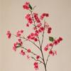 Nuevas Ramas Artificiales de Flor de Cerezo Ramas de Flor de Durazno Adornos para el Hogar Dormitorio Arreglo Floral Set de Boda Floración Falsa Flor de Cerezo Individual