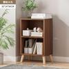 Estante Simples Moderna Estante Pequena Armazenamento Quarto Chão Multicamadas Mesa Apartamento Pequeno Simples com Porta Baixa