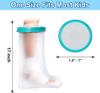 Adulto Pierna Corta Pantorrilla Quemadura Aguja Indwelling Médico Baño Ducha Desechable Largo Plazo Impermeable Cubierta Protector