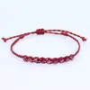 Nuevo Pulsera de Hilo de Cera Impermeable Tejida a Mano de Amazon, Pulsera Creativa de Cristal Estilo Bohemio para Mujer