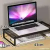 Suporte para Computador Organizador de Mesa Suporte para Resfriamento de Laptop Artefato de Armazenamento para Dormitório Escritório Bandeja para Teclado